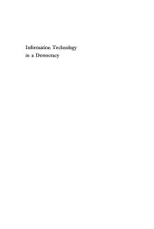 book Information Technology in a Democracy