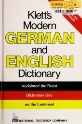 book Klett’s Modern German and English Dictionary