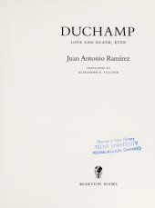 book Duchamp: Love and Death, even