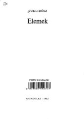 book Euklidész - Elemek