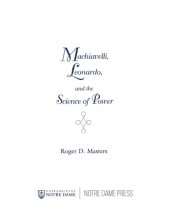 book Machiavelli, Leonardo and the science of power