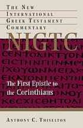 book The First Epistle to the Corinthians