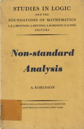 book Non-standard Analysis