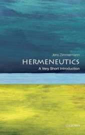 book Hermeneutics: A Very Short Introduction