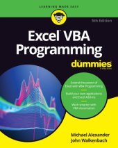 book Excel VBA Programming for Dummies