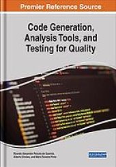 book Code generation, analysis tools, and testing for quality