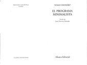 book El programa minimalista