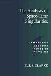 book The Analysis of Space-Time Singularities