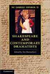 book The Cambridge Companion to Shakespeare and Contemporary Dramatists