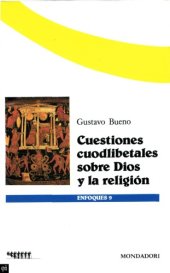 book Cuestiones cuodlibetales sobre Dios y la religión