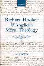 book Richard Hooker and Anglican moral theology