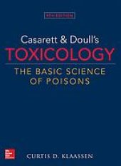 book Casarett & Doull’s Toxicology: The Basic Science Of Poisons