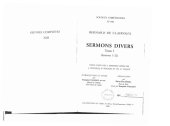 book Sermons divers (sermons 1-22)