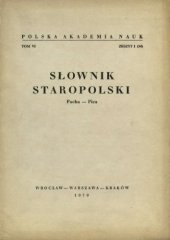 book Słownik staropolski. T. 6 (Pacha-Pożżenie).