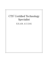 book CTS  Certified Technology specialist exam guide