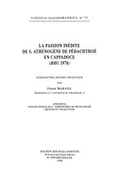 book La passion inédite de S. Athénogène de Pédachthoé en Cappadoce (BHG 197b): introduction, édition et traduction