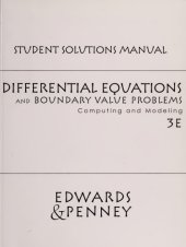 book Differential Equations and Boundary Value Problems - Students Solutions Manual