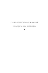 book Fine & Important Manuscripts & Printed Books: Catalogue Two Hundred & Thirteen