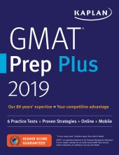 book GMAT Prep Plus 2019: 6 Practice Tests + Proven Strategies + Online + Mobile