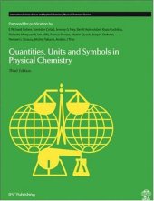 book Quantities, units, and symbols in physical chemistry