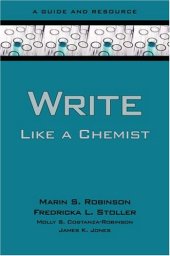 book Write Like a Chemist: A Guide and Resource