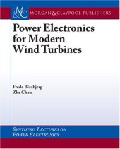 book Power Electronics for Modern Wind Turbines