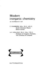 book Modern Inorganic chemistry