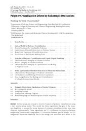 book Interphases and Mesophases in Polymer Crystallization III