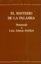 book EL MISTERIO DE LA PALABRA