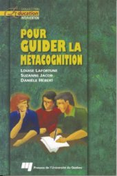 book Pour guider la métacognition