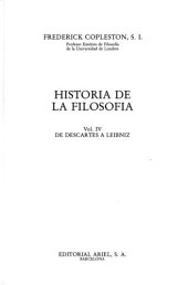 book Historia de la filosofía. Vol. 4 De Descartes a Leibniz