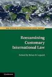 book Reexamining customary international law