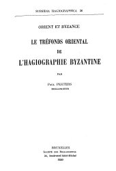 book Orient et Byzance: le tréfonds oriental de l’hagiographie byzantine