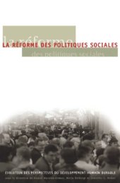 book La réforme des politiques sociales : évolution des perspectives du développement humain durable