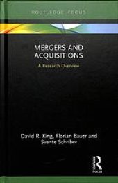 book Mergers and acquisitions : a research overview