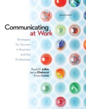 book Communicating at work : strategies for success in business and the professions