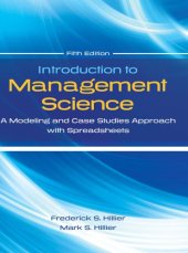 book Introduction To Management Science: A Modeling And Case Studies Approach With Spreadsheets