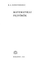 book Matematikai fejtörők