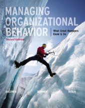 book Managing organizational behavior : what great managers know and do