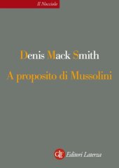 book A proposito di Mussolini