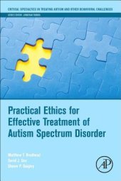 book Practical Ethics for Effective Treatment of Autism Spectrum Disorder