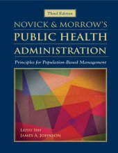 book Public Health Administration: Principles for Population-Based Management