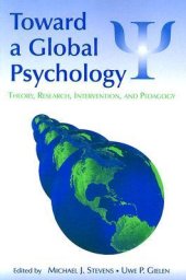 book Toward a Global Psychology: Theory, Research, Intervention, and Pedagogy