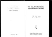 book The Kalmyk Mongols: A Study in Continuity and Change