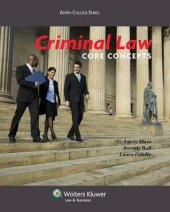 book Criminal Law: Core Concepts