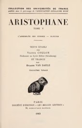 book Aristophane: Comédies. Tome V: L'Assemblée des Femmes - Ploutos