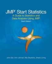 book Jmp Start Statistics: A Guide to Statistics and Data Analysis Using Jmp, Sixth Edition