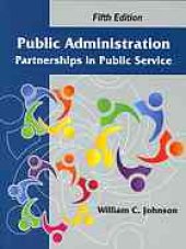 book Public administration : partnerships in public service