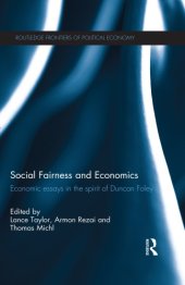 book Social Fairness and Economics: Economic Essays in the Spirit of Duncan Foley