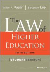 book The Law of Higher Education